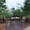 Flash Furniture Faux Teak Patio Set - 35" SQ Table & 2 Chairs XU-DG-810060362-GG - alternate 1
